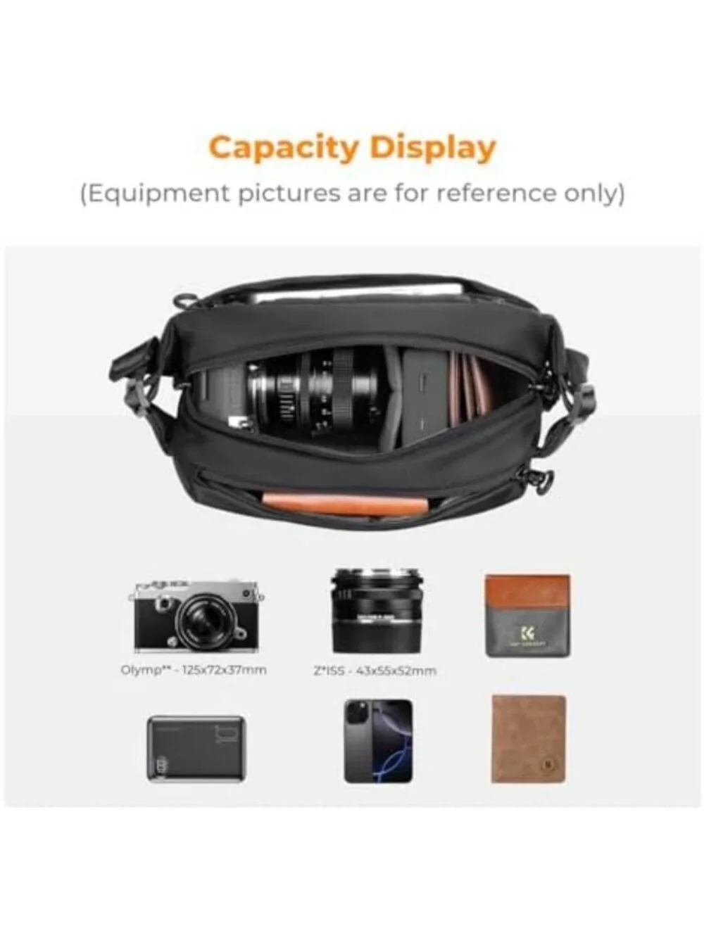 Small Camera Sling Bag | Everyday Shoulder Bag | Travel & Photography Accessory